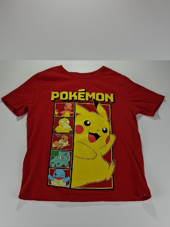Old Navy Other - Boys Old Navy Red Size Medium (8) Pokémon Graphic Tee Shirt with Yellow Pikachu